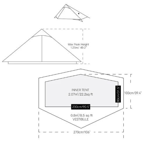 Lanshan 1 Pro Tent by 3FULGEAR - Image 12