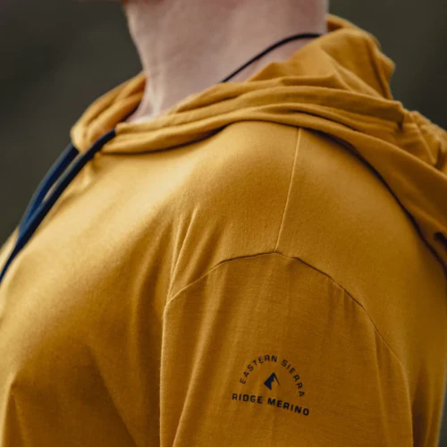 Men's Solstice Lightweight Wool Hoodie by Ridge Merino - Image 3