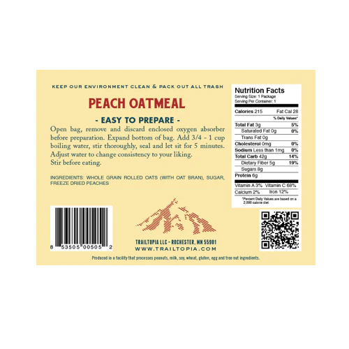 Oatmeal (multiple flavors) by Trailtopia - Image 11
